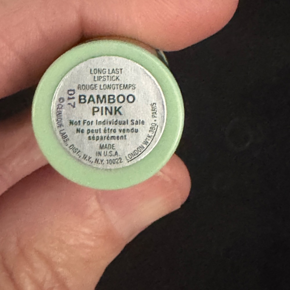 Rare Discontinued Clinique Long Last Lipstick Bamboo Pink New